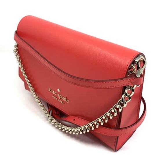 Kate Spade Red Convertible Crossbody Purse - Picture 2 of 8